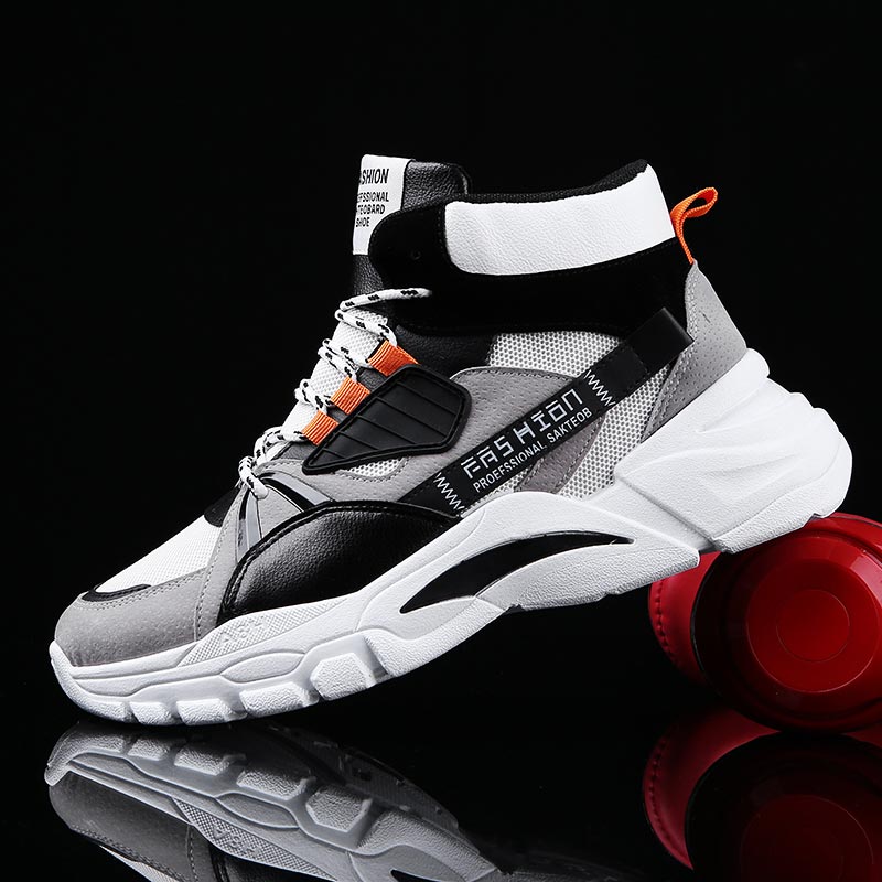 Streetwear Brand Collection - Hightop الصيف الرجال الأحذية الرياضية الرجل