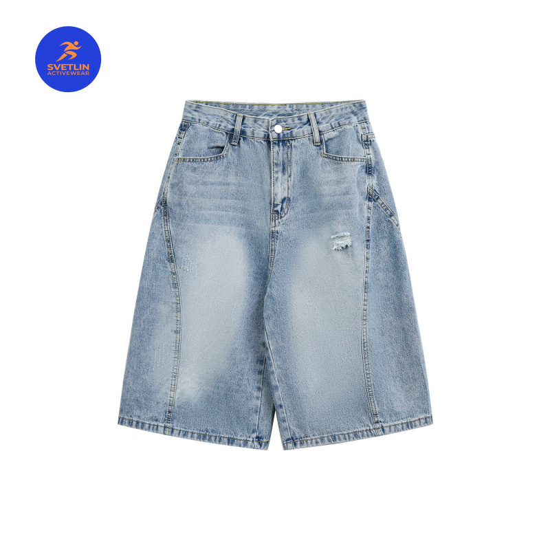 Streetwear Brand Denim - شورتات جينز فاخرة من ماركة MAQVOB