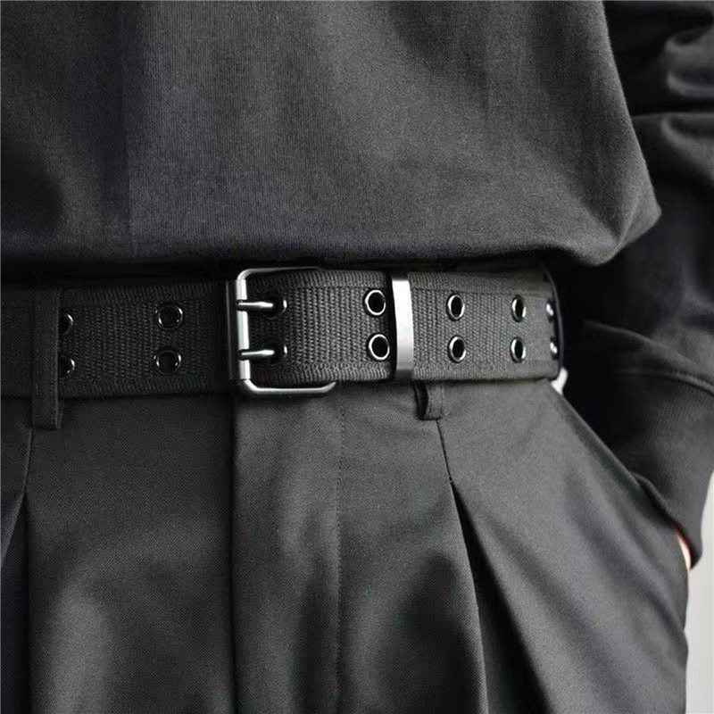 Corteiz Cargo Pant - أحزمة الرجال قماش حزام النايلون حزام