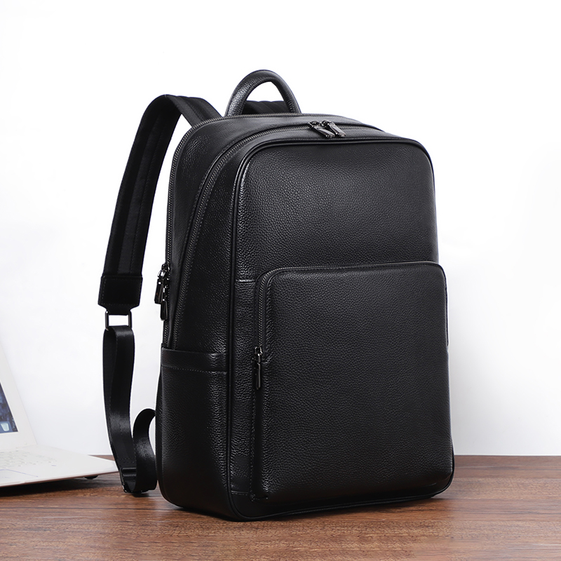 100% بقرة جلد طبيعي الرجال حقا - مراجعة Streetwear Brand Backpack وسعره