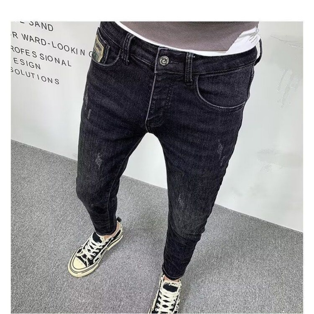 جينز جينز رجالي ضيق ، أحادي ال - مراجعة Streetwear Brand Denim وسعره