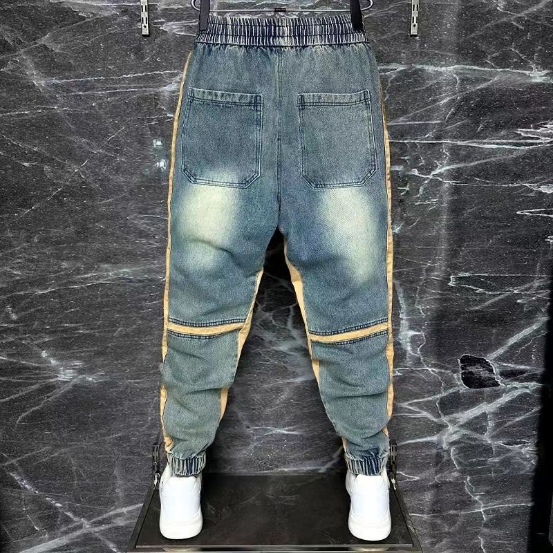 بنطال جينز حريم أزرق للرجال ،  - مراجعة Streetwear Brand Denim وسعره