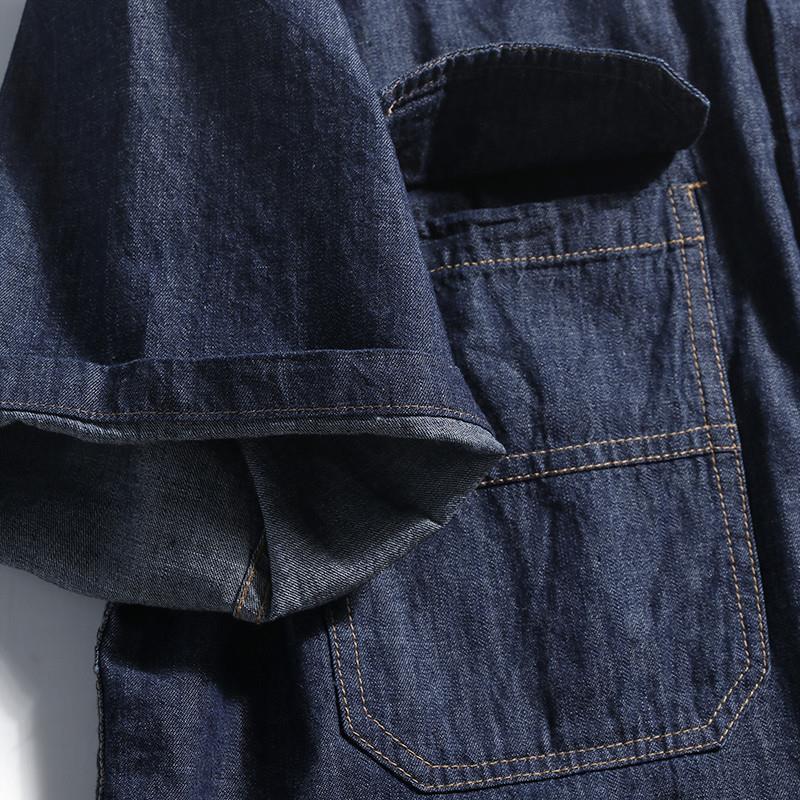 قميص دينيم رجالي فضفاض بأسلوب  - مراجعة Streetwear Brand Denim وسعره