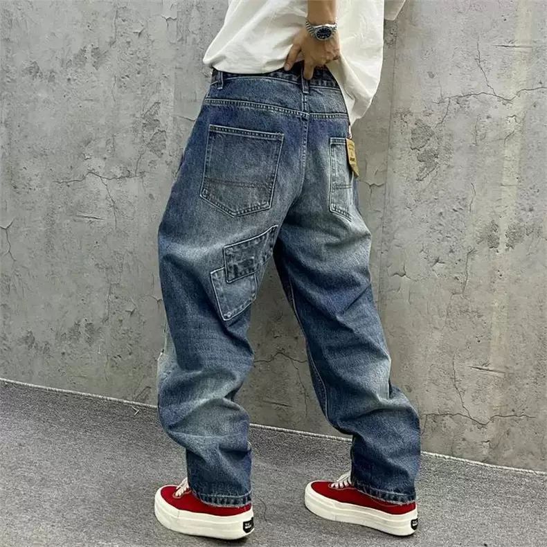جينز رجالي بتصميم عصري فضفاض م - مراجعة Streetwear Brand Denim وسعره