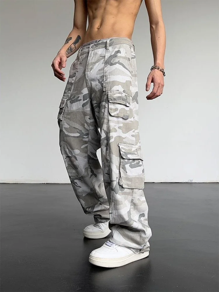 رمادي الرحلات التمويه مستقيم ك - مراجعة Corteiz Cargo Pant وسعره