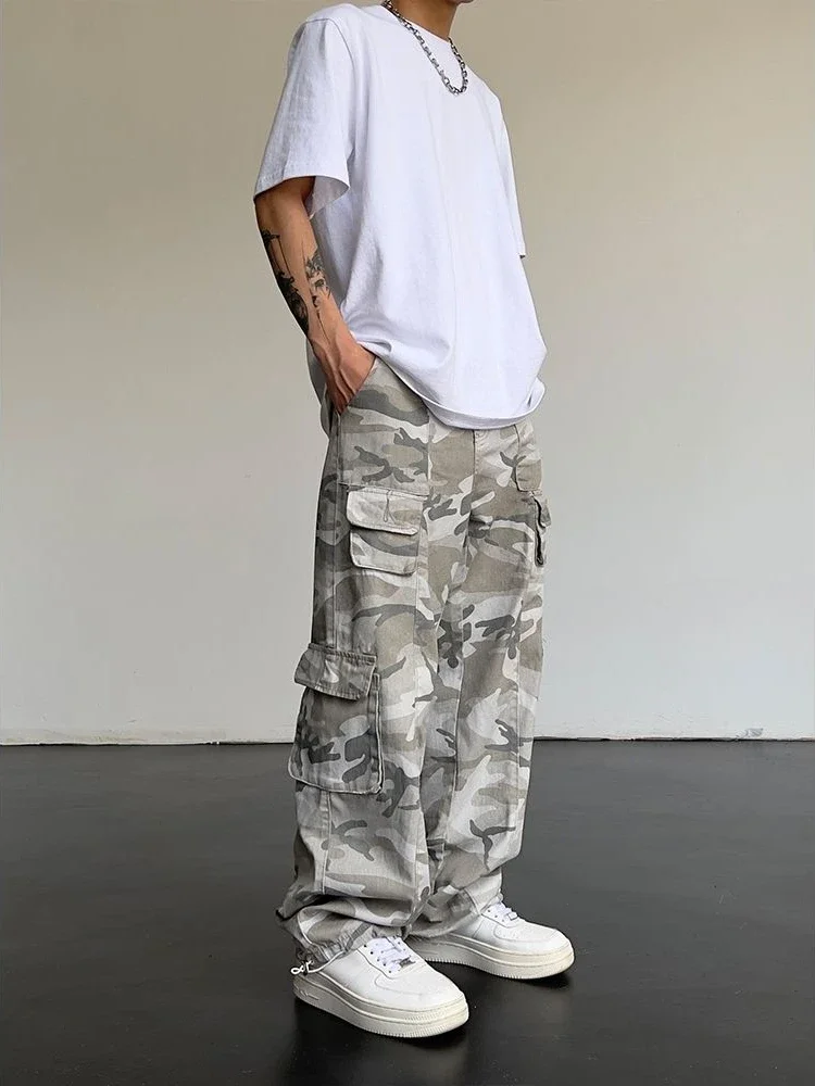 رمادي الرحلات التمويه مستقيم ك - مراجعة Corteiz Cargo Pant وسعره