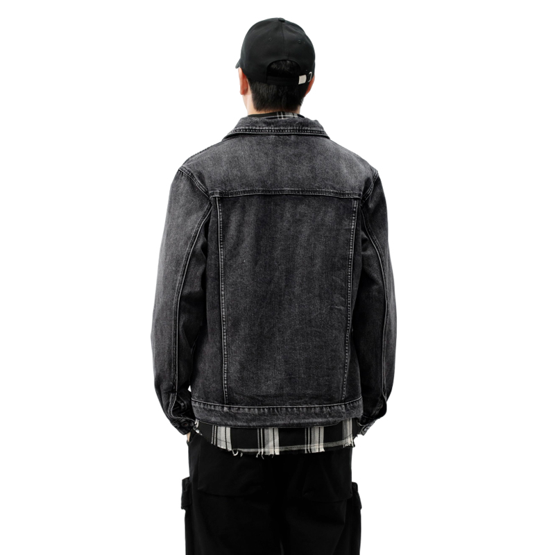 جاكيت دينيم رجالي بجيوب للعمل، - مراجعة Streetwear Brand Denim وسعره