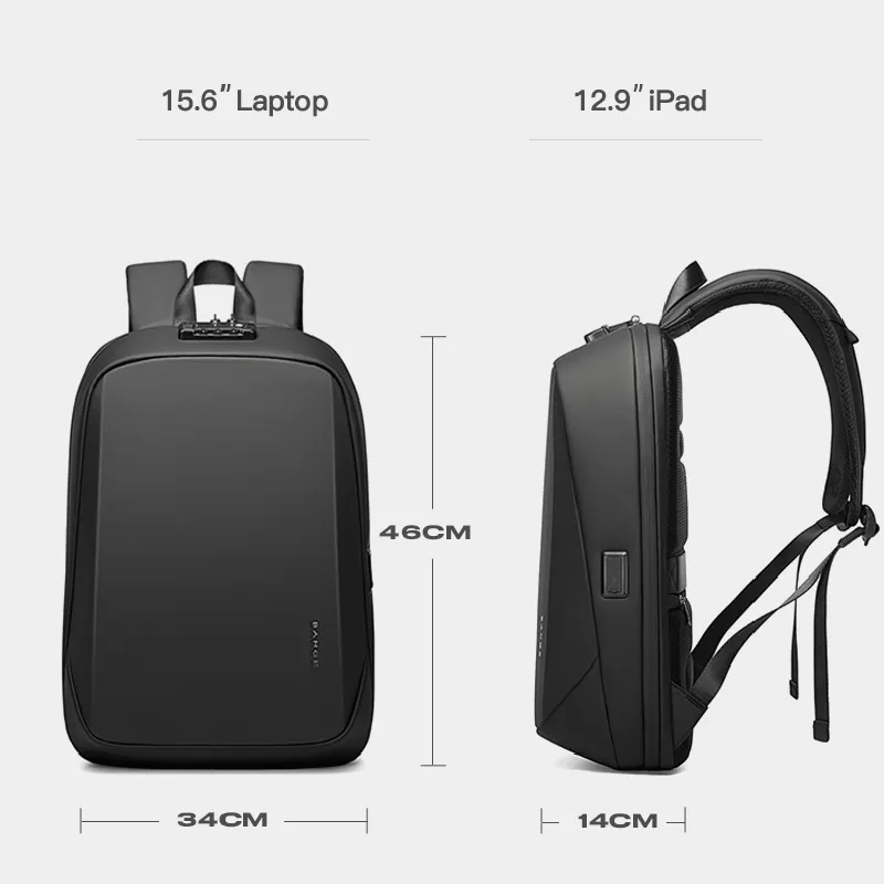 BANGE-حقيبة ظهر مدرسية مضادة ل - مراجعة Streetwear Brand Backpack وسعره